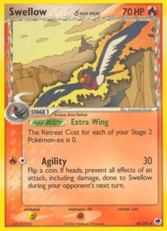 Swellow δ 40 — Dragon Frontiers