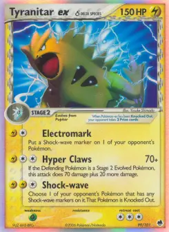 Tyranitar ex δ 99 — Dragon Frontiers