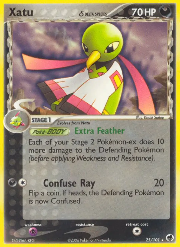 Xatu δ 25 — Dragon Frontiers 25, Normal finish