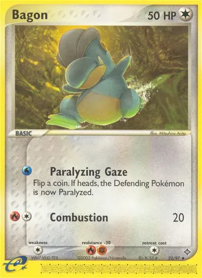 Bagon 23 card from Dragon