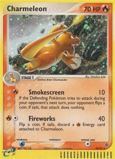 Charmeleon 99 card from Dragon