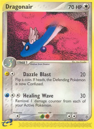 Dragonair 14 card from Dragon