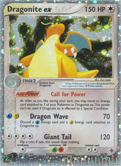 Dragonite ex 90 — Dragon 90, Holofoil finish