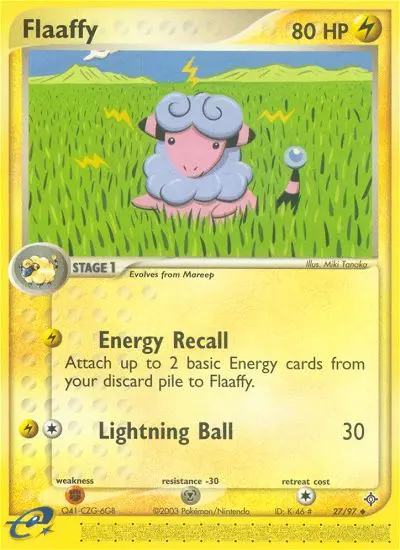 Flaaffy 27 card from Dragon