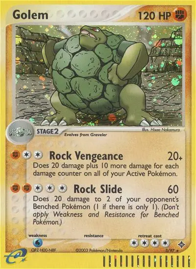 Golem 5 card from Dragon
