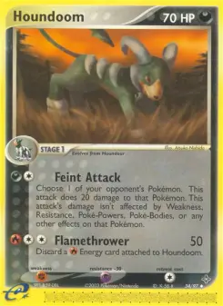 Houndoom 34 — Dragon