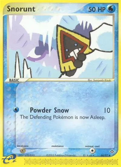 Snorunt 44 card from Dragon