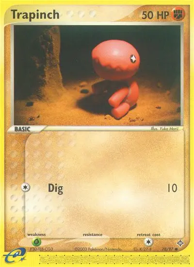 Trapinch 78 card from Dragon