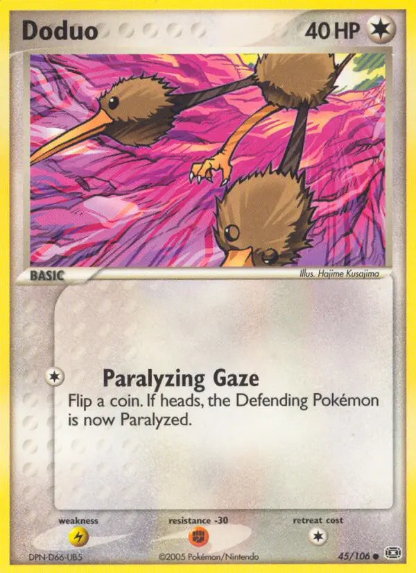 Doduo 45 — Emerald 45, Normal finish