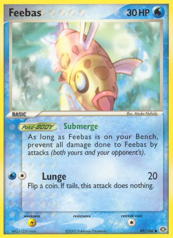 Feebas 49 card from Emerald
