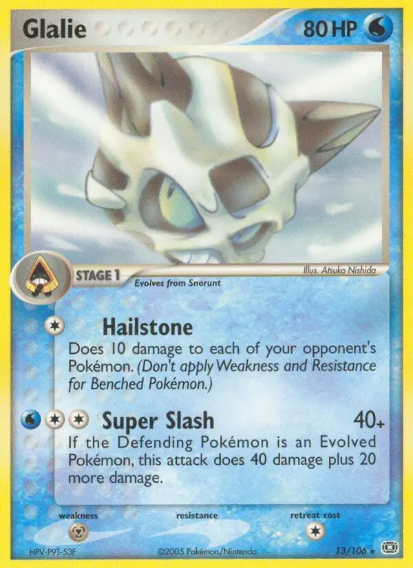 Glalie 13 card from Emerald