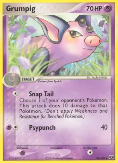 Grumpig 30 — Emerald