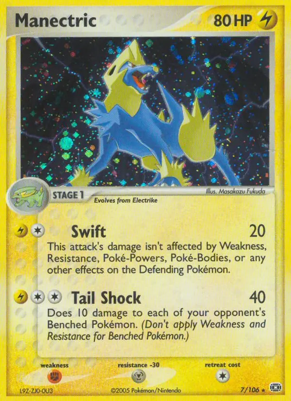 Manectric 7 card from Emerald