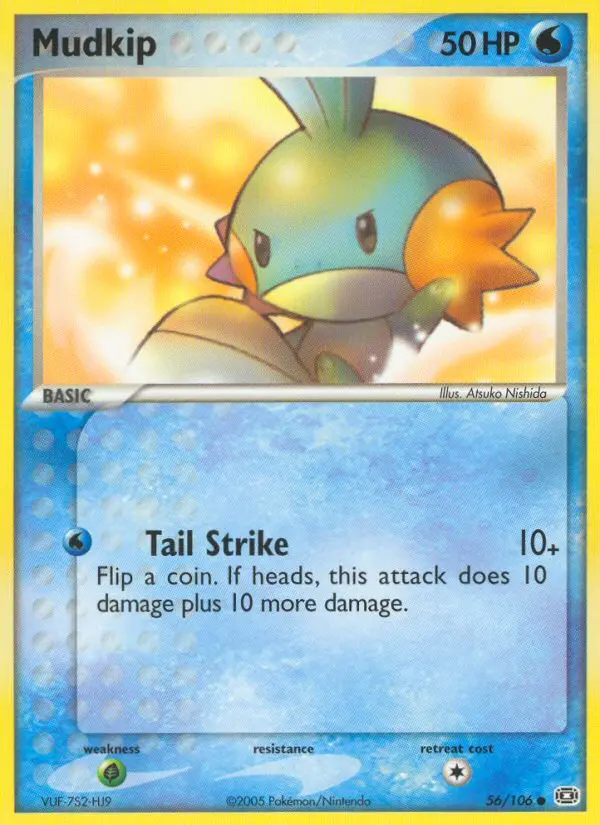 Mudkip 56 card from Emerald