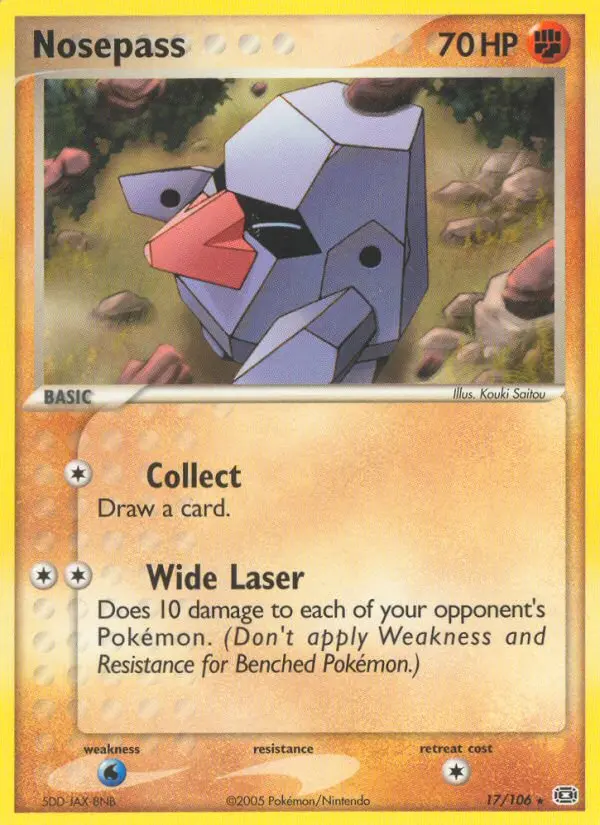 Nosepass 17 card from Emerald