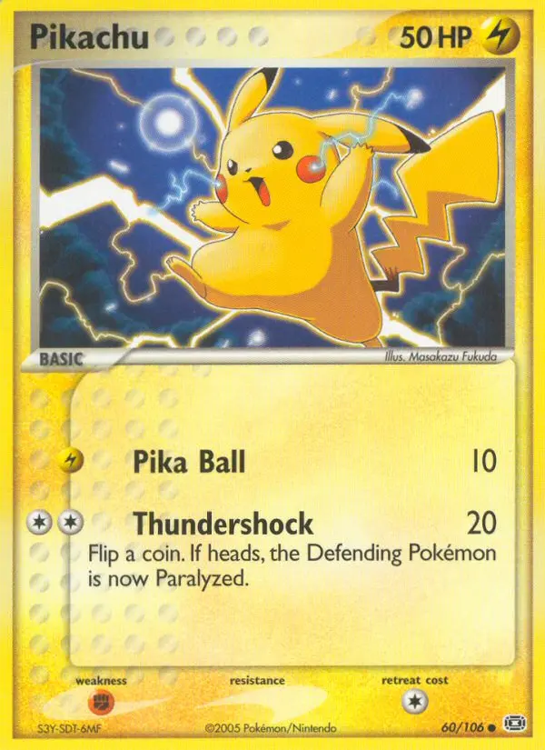 Pikachu 60 — Emerald 60, Normal finish