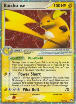 Raichu ex 97 — Emerald