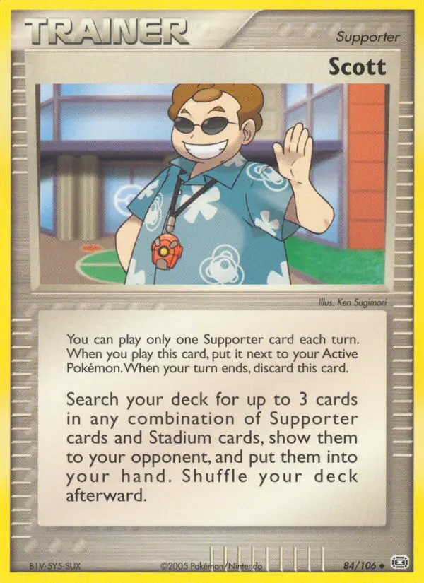 Scott 84 — Emerald 84, Normal finish