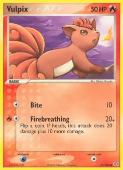 Vulpix — Emerald #72