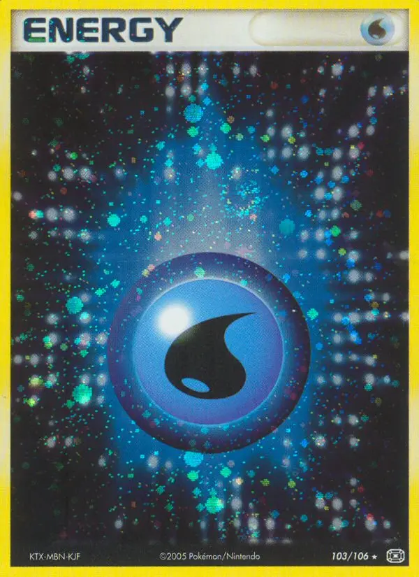 Water Energy 103 card from Emerald