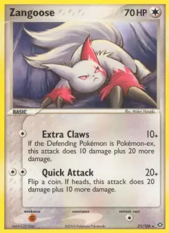 Zangoose 21 — Emerald