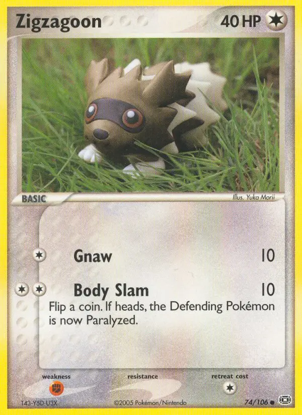 Zigzagoon 74 — Emerald 74, Normal finish
