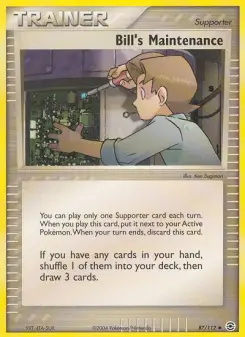 Bill's Maintenance 87 — FireRed & LeafGreen
