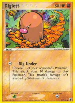 Diglett — FireRed & LeafGreen #61