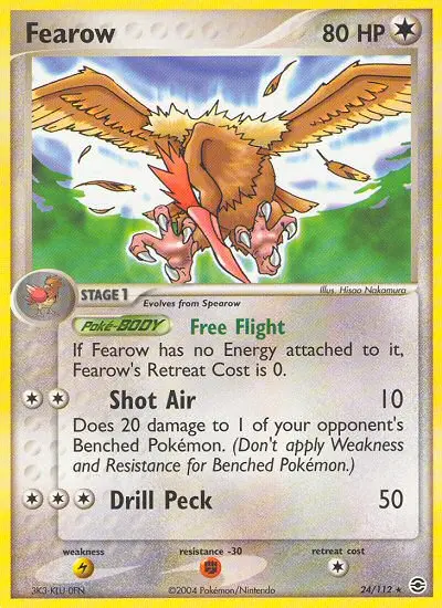 Fearow 24 card from FireRed & LeafGreen
