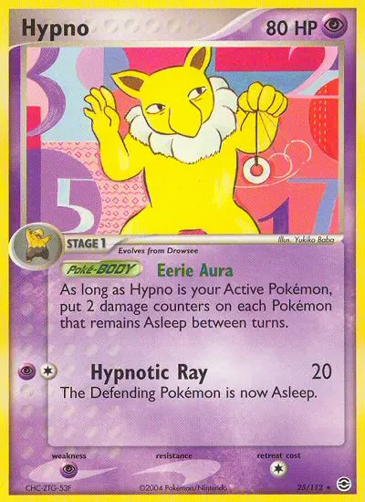 Hypno 25 — FireRed & LeafGreen 25, Normal finish