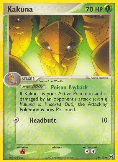 Kakuna 36 — FireRed & LeafGreen 36, Normal finish