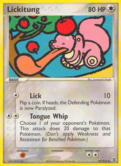Lickitung 37 — FireRed & LeafGreen 37, Normal finish
