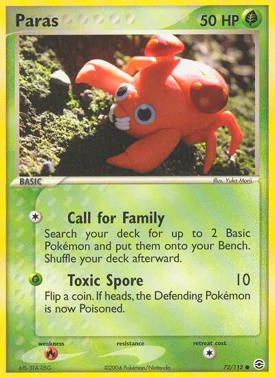Paras 72 — FireRed & LeafGreen 72, Normal finish