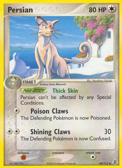 Persian 44 card from FireRed & LeafGreen