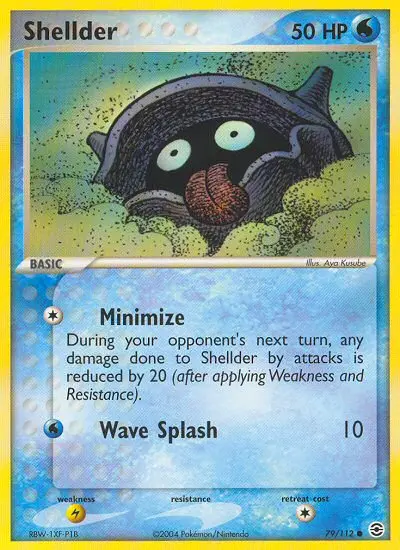 Shellder 79 card from FireRed & LeafGreen