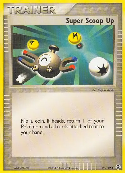 Super Scoop Up 99 card from FireRed & LeafGreen