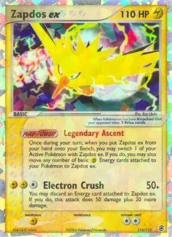 Zapdos ex 116 — FireRed & LeafGreen