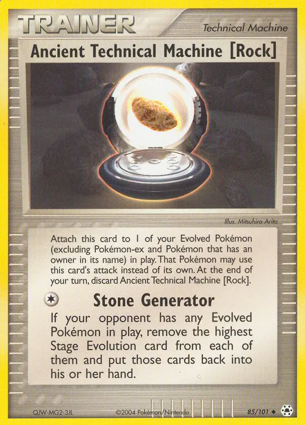 Ancient Technical Machine [Rock] 85 card from Hidden Legends