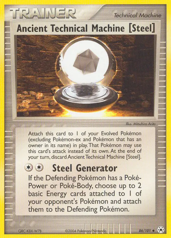 Ancient Technical Machine [Steel] 86 card from Hidden Legends