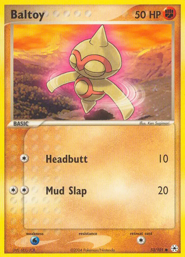 Baltoy 53 card from Hidden Legends