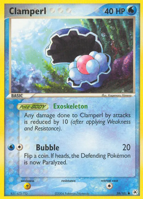 Clamperl 58 — Hidden Legends 58, Normal finish