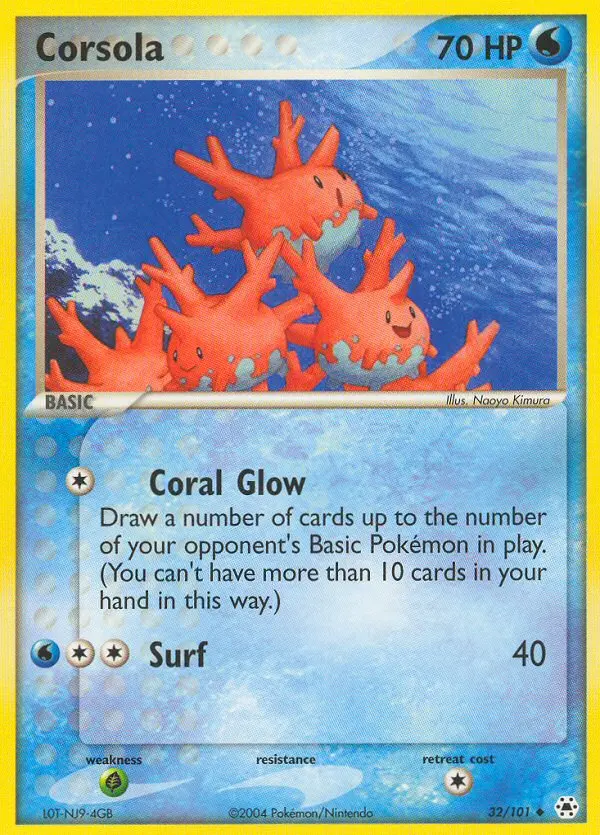 Corsola 32 — Hidden Legends 32, Normal finish