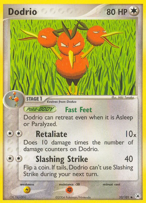 Dodrio 33 — Hidden Legends 33, Normal finish