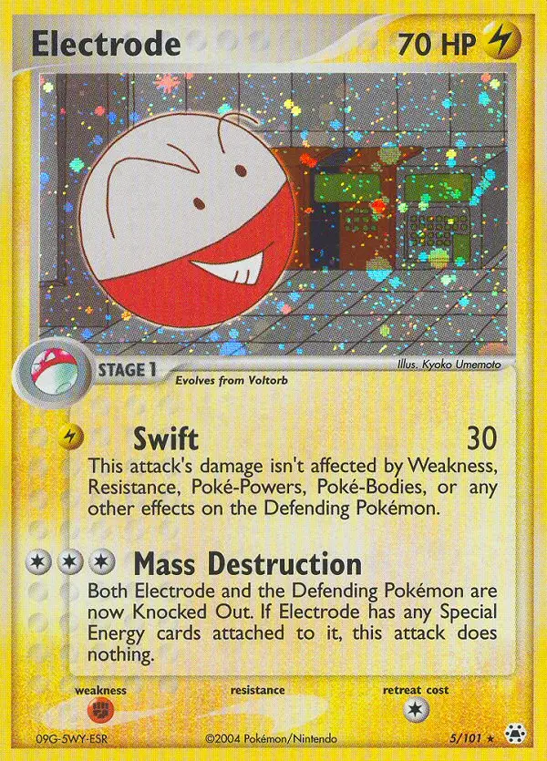 Electrode 5 card from Hidden Legends