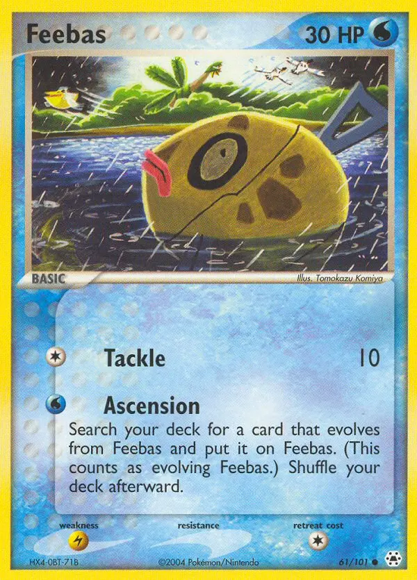 Feebas 61 card from Hidden Legends