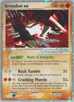Groudon ex 93 — Hidden Legends