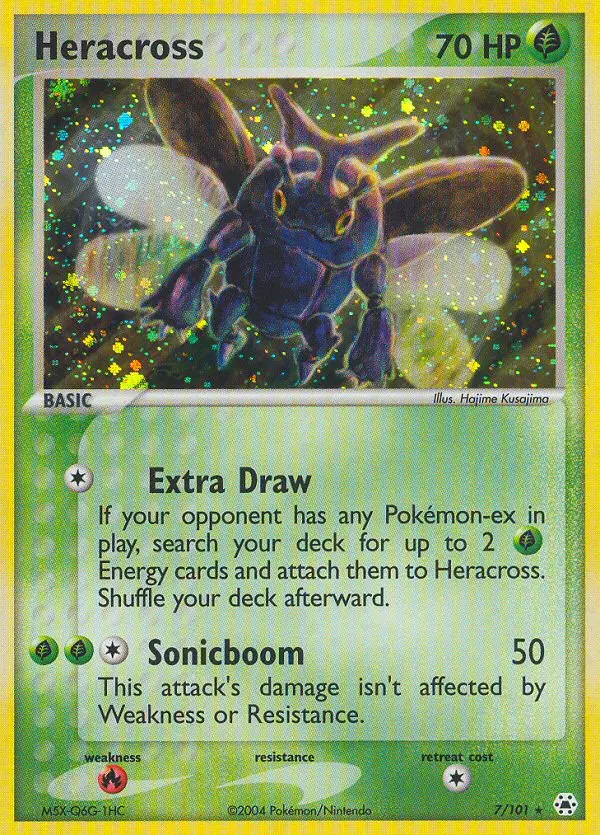 Heracross 7 card from Hidden Legends