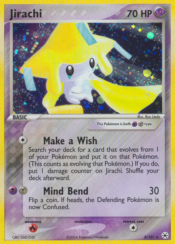 Jirachi 8 card from Hidden Legends