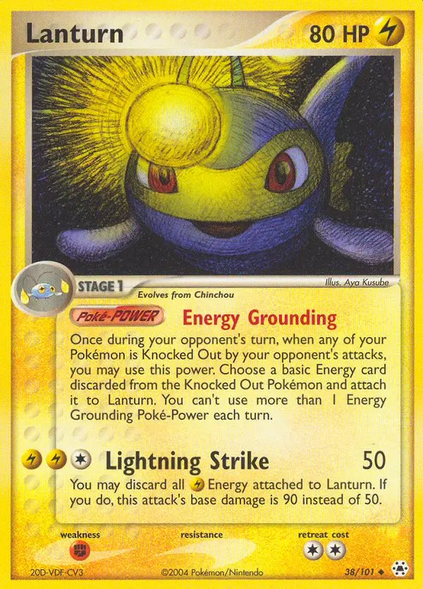 Lanturn 38 card from Hidden Legends