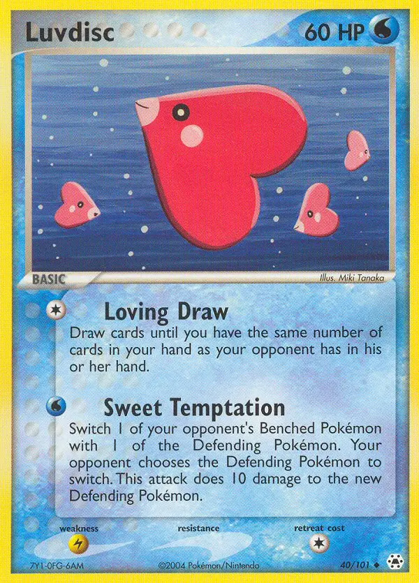 Luvdisc 40 card from Hidden Legends